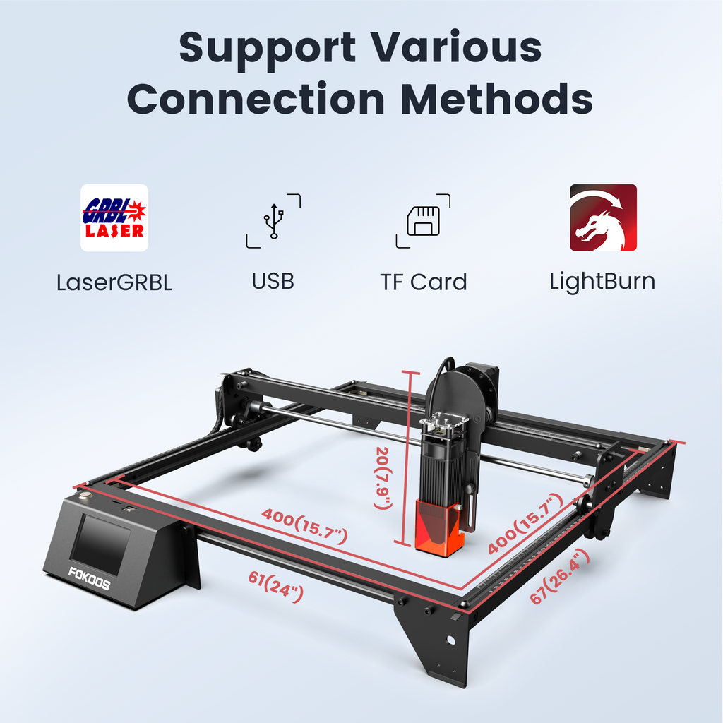 FOKOOS FE10 10W Laser Engraver & Extra Honeycomb Laser Bed