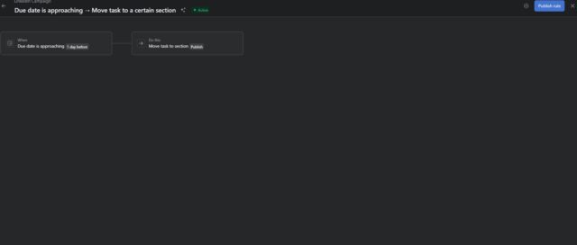 Asana AI automation builder