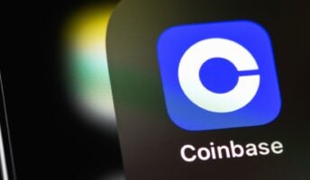 Coinbase app on phone