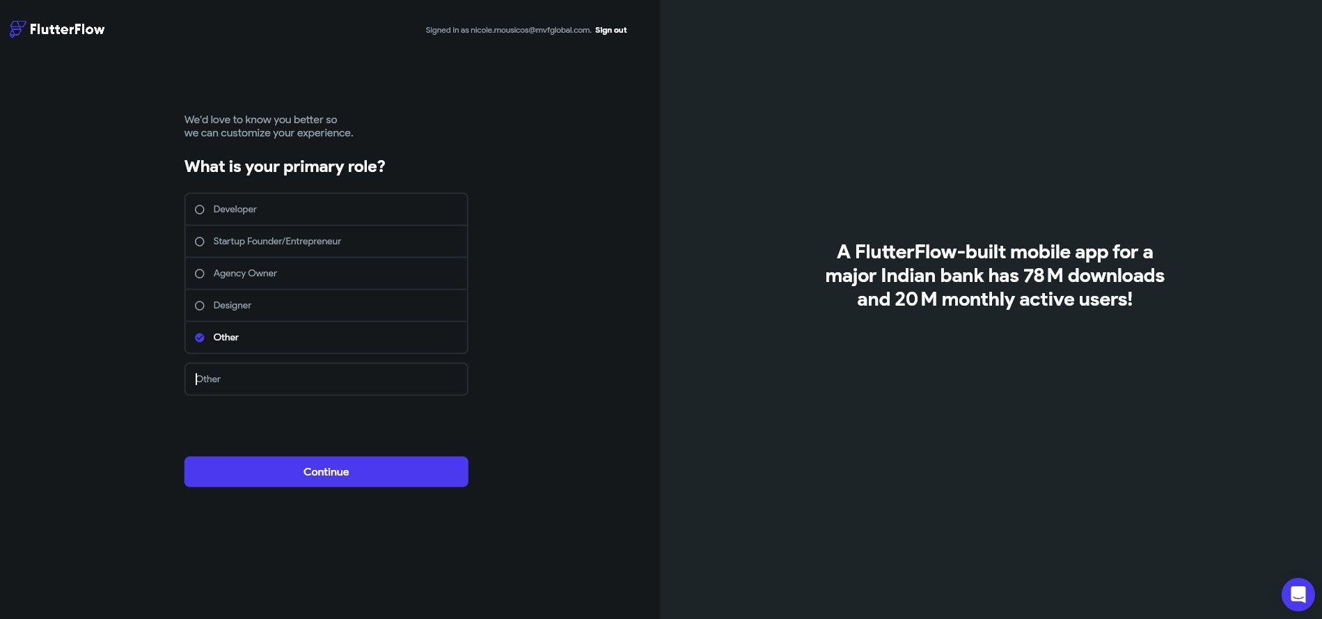 FlutterFlow AI app builder initial introduction