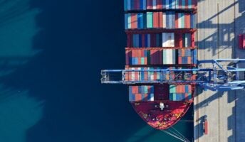 Logistics Ship Birds Eye