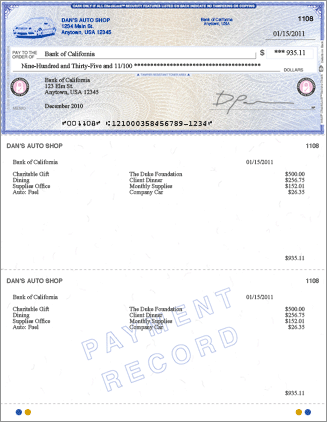 QuickBooks Branded Check