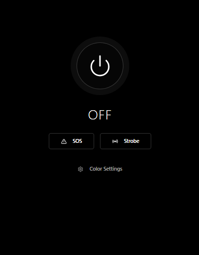 Base44's initial attempt at building a flashlight app with little instruction. Source: Tech.co testing
