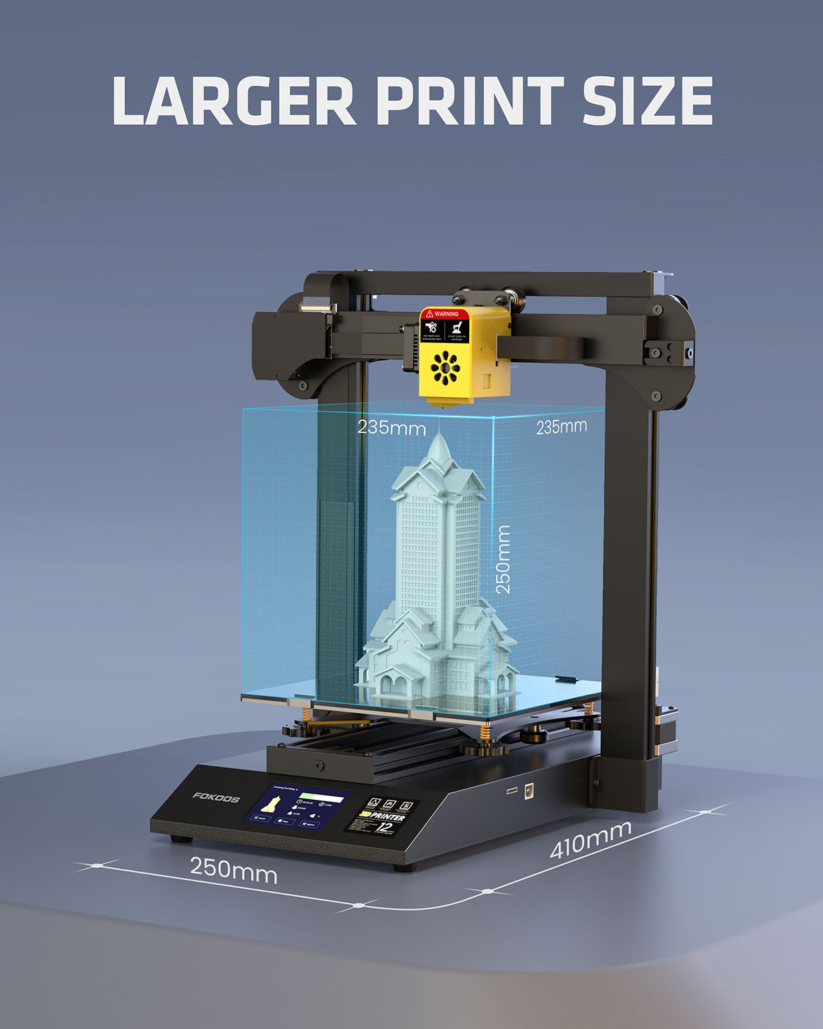 2pcs - Returned Odin-5 F3 3D Printer (Attention: No Warranty, No Returns!)